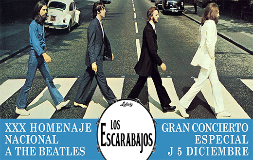 Imagen descriptiva del evento Los Escarabajos, homenaje a The Beatles